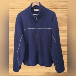 TIMBERLAND Outdoor Performance Weather Gear Full Zip Fleece Jacket Navy Size M